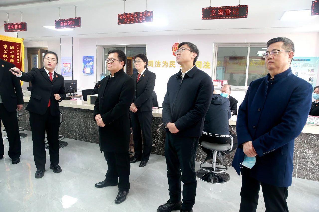 自治区高院党组书记院长安长海调研石嘴山市法院工作